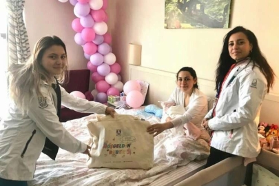 Hataylı depremzede Defne Bebek Bodrum'da dünyaya geldi