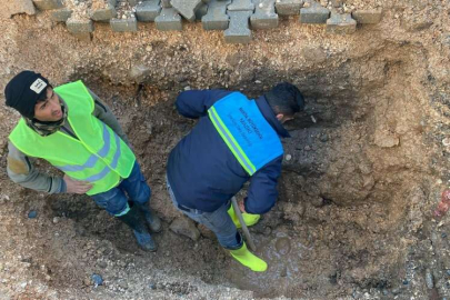 Depremde zarar gören Pazarcık'ın altyapısını Manisa onarıyor