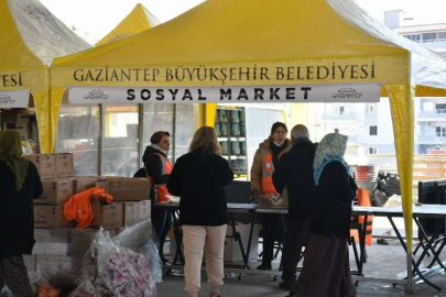 Gaziantep'te sosyal market kuruldu