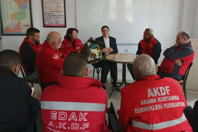 Edirne Arama Kurtarma Derneği'ne Başkan İba'dan ziyaret