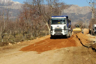 Antalya'da asfalt çalışması