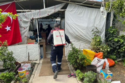 Hatay'da kapsamlı ilaçlama