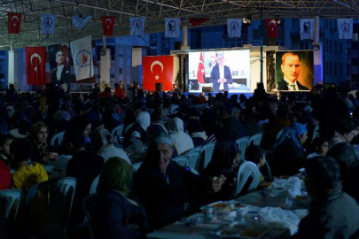 Antalya Kızıltoprak'ta 2 bin 500 kişilik iftar