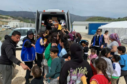 Afetzede çocukların yüzü YASAV'la güldü