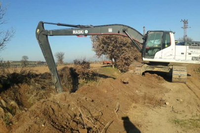 Manisa'da dere yatakları temizlendi